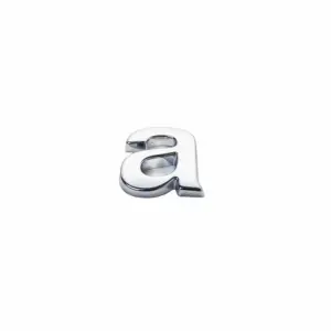 Chrome Lowercase Letter Set for Customization 9 S1a55ad6549374aa39b6d9eff18d04493L