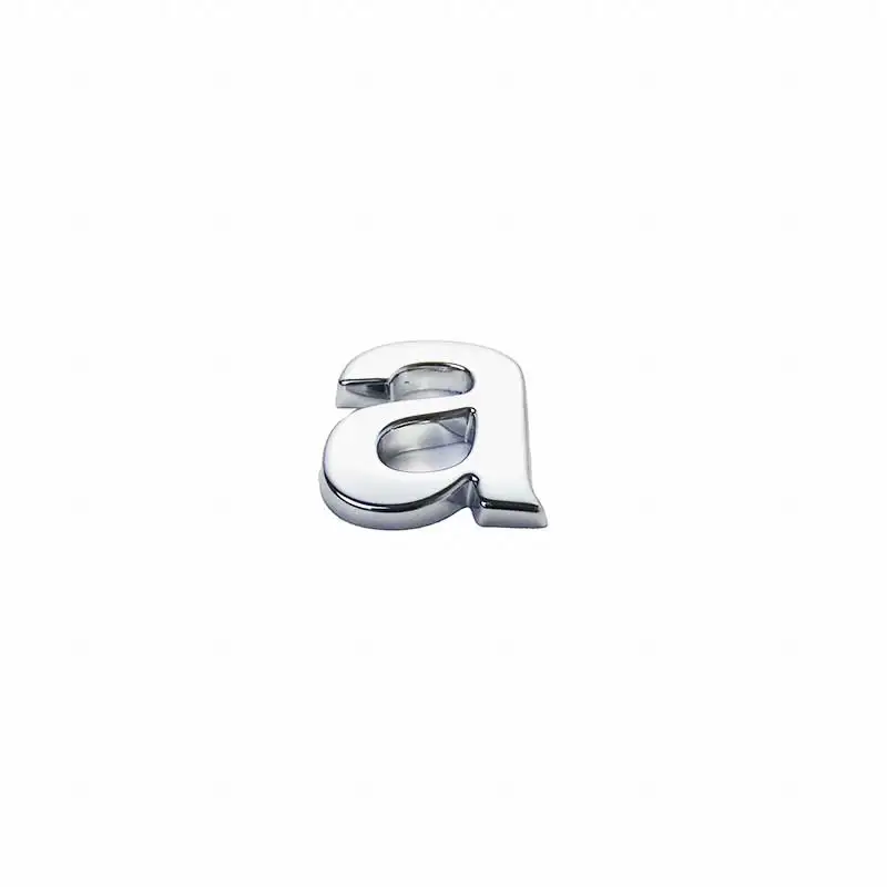 Chrome Lowercase Letter Set for Customization 4 Chrome Lowercase Letter Set for Customization - Image 4
