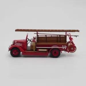 Vintage French Fire Engine Collectible Model 7 S1a6e7bcb89a248729a6163410213a1fan
