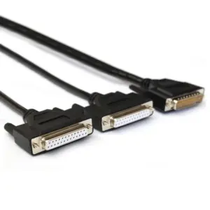 Durable Black DB25 Extension Cable 0.5-5m 12 S1ac2a099f48649e69cfe697ba46976f5f
