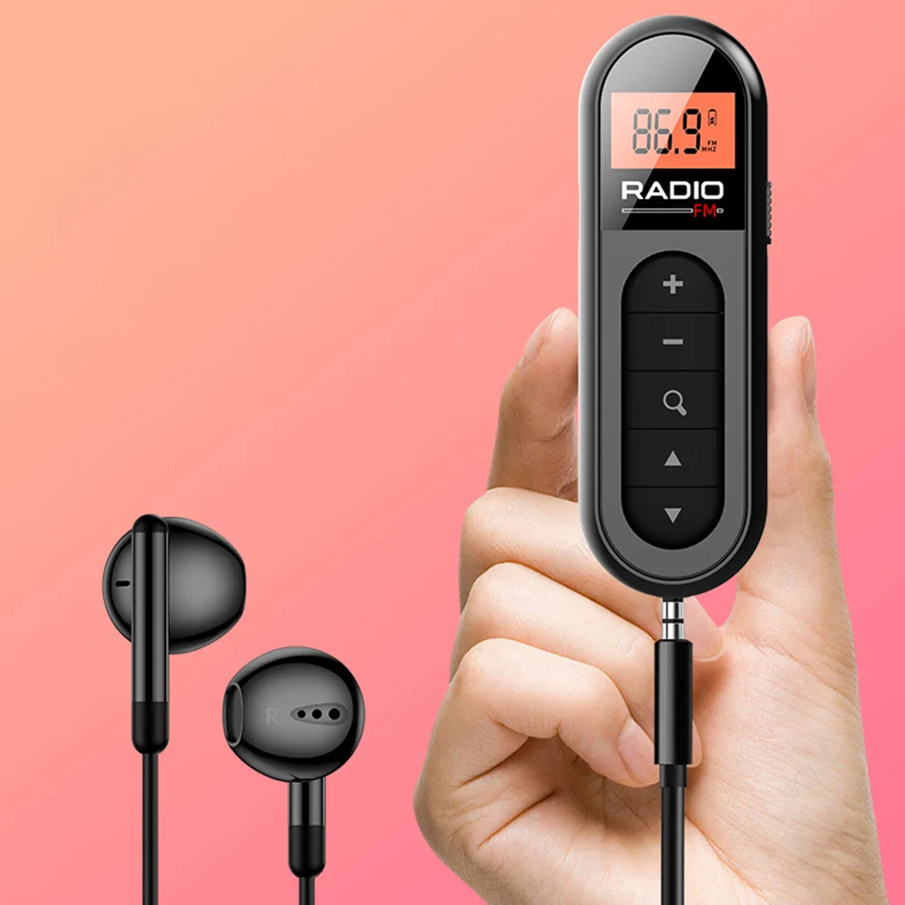 Mini Portable FM Radio with LCD Display 3 Mini Portable FM Radio with LCD Display - Image 3