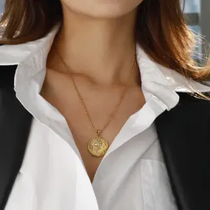 Stainless Steel Moon and Star Necklace 8 S1ae63ea8416445dabe83df73fed46369b