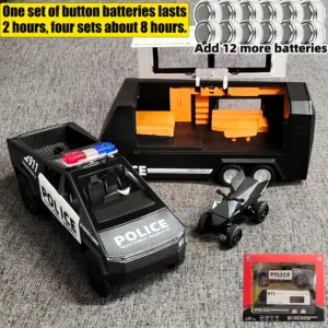 Police Off-Road Pickup Model 1:32 Scale 17 S1af87fcfc9de4d70a9a1dd507a3f929fB