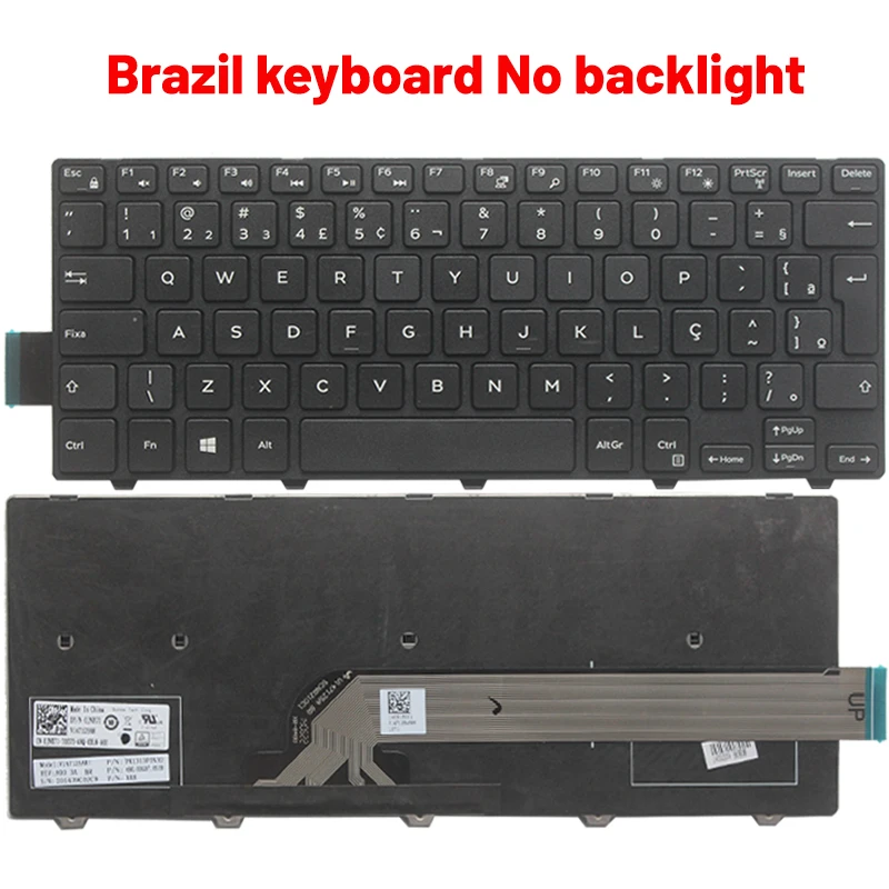 Dell Inspiron 14 3000 Series Replacement Keyboard 5 Dell Inspiron 14 3000 Series Replacement Keyboard - Image 5