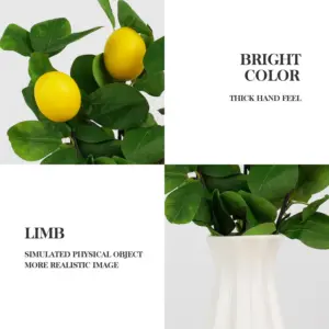 Realistic Artificial Yellow Lemon - 38cm Decor 12 S1b1e841a68884ab19c77ce0d4bcf9b4aO