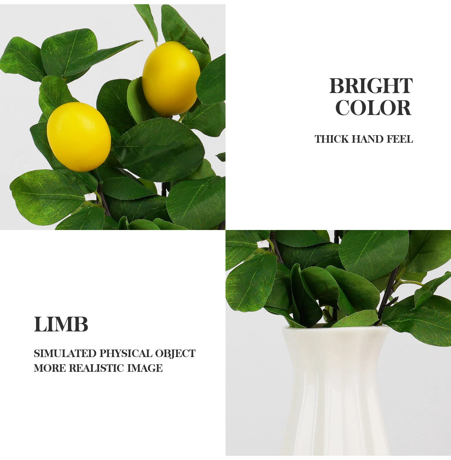 Realistic Artificial Yellow Lemon - 38cm Decor 5 Realistic Artificial Yellow Lemon - 38cm Decor - Image 5