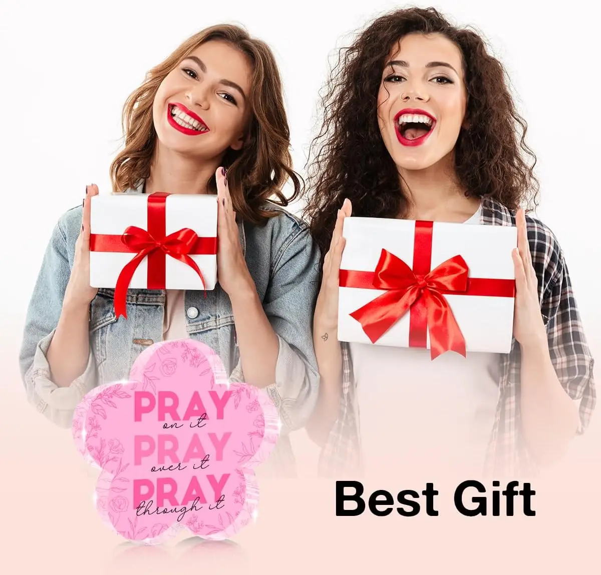 Elegant Pink Christian Balloon Gift for Women 6 Elegant Pink Christian Balloon Gift for Women - Image 6