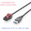 Automotive USB 3.0 to 12-pin ECU Cable