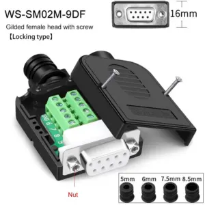 Solder-Free DB9 Connector for RS232 Devices 18 S1b36b25cd22748a3adb98a6e63a949adF