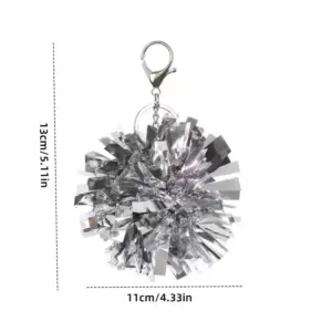 Colorful Cheerleader Keychain with Foil Charm 15 S1b3b5d5a9a5540d89389083902cc0ee92