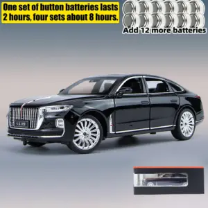 1:24 HONG QI H9 Luxury Sedan Model 18 S1b4fbdfe363b4c85bf806abf062aa79bl