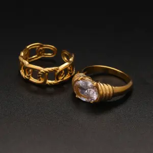 Gold Stainless Steel Stacked Rings Set 10 S1b6ea35963e14cd6af2d926b14904905N