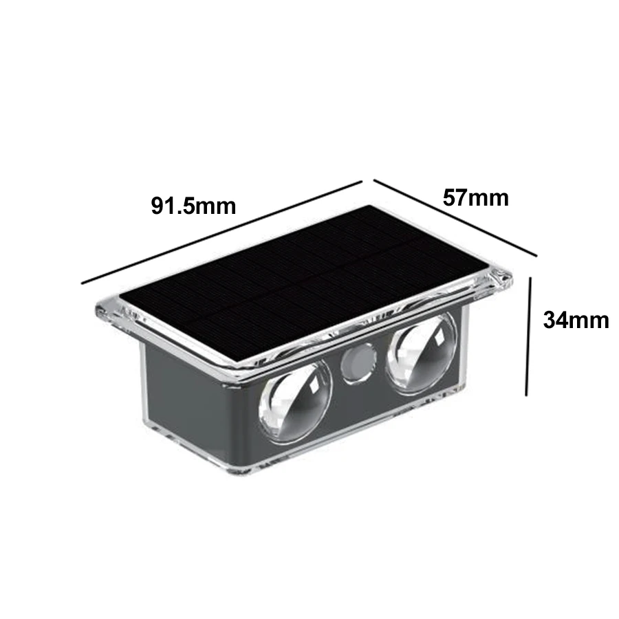 Solar Fence Light with RGB & White LEDs 6 Solar Fence Light with RGB & White LEDs - Image 6
