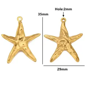 Stainless Steel Charm Set with Gold PVD Finish 17 S1b80863cf04f436b9d274a8647d40533c