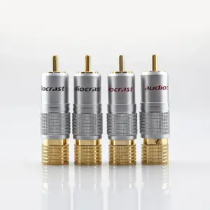Premium RCA Male Connectors Set for Audio Systems 8 S1b97f95d011e461ea5022a4a2c820b45x