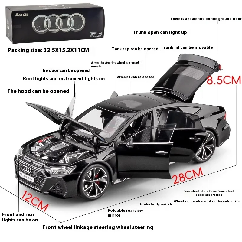 Audi RS7 Sportback 1:18 Diecast Model Car 3 Audi RS7 Sportback 1:18 Diecast Model Car - Image 3