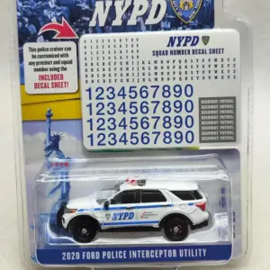 NYPD Ford Police SUV Diecast Model 1:64 Scale 13 S1bdc4512717d479f913ff0c4eee6914cy 2
