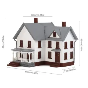N Scale 1:160 House Model for Dioramas 11 S1bdd6b59ecb54ba5954ee960ede4e33cm