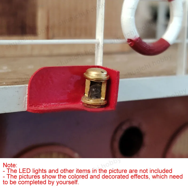 Alloy Miniature Ship LED Lamp Cup Set (5 Sizes) 4 Alloy Miniature Ship LED Lamp Cup Set (5 Sizes) - Image 4