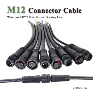 Waterproof M12 Connector for Industrial Use