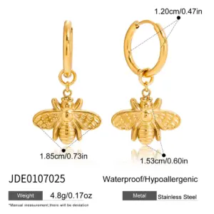 Stainless Steel Bee Drop Earrings for Women 13 S1c1fd2e8117a4af8a76d9601c5dd2aefo