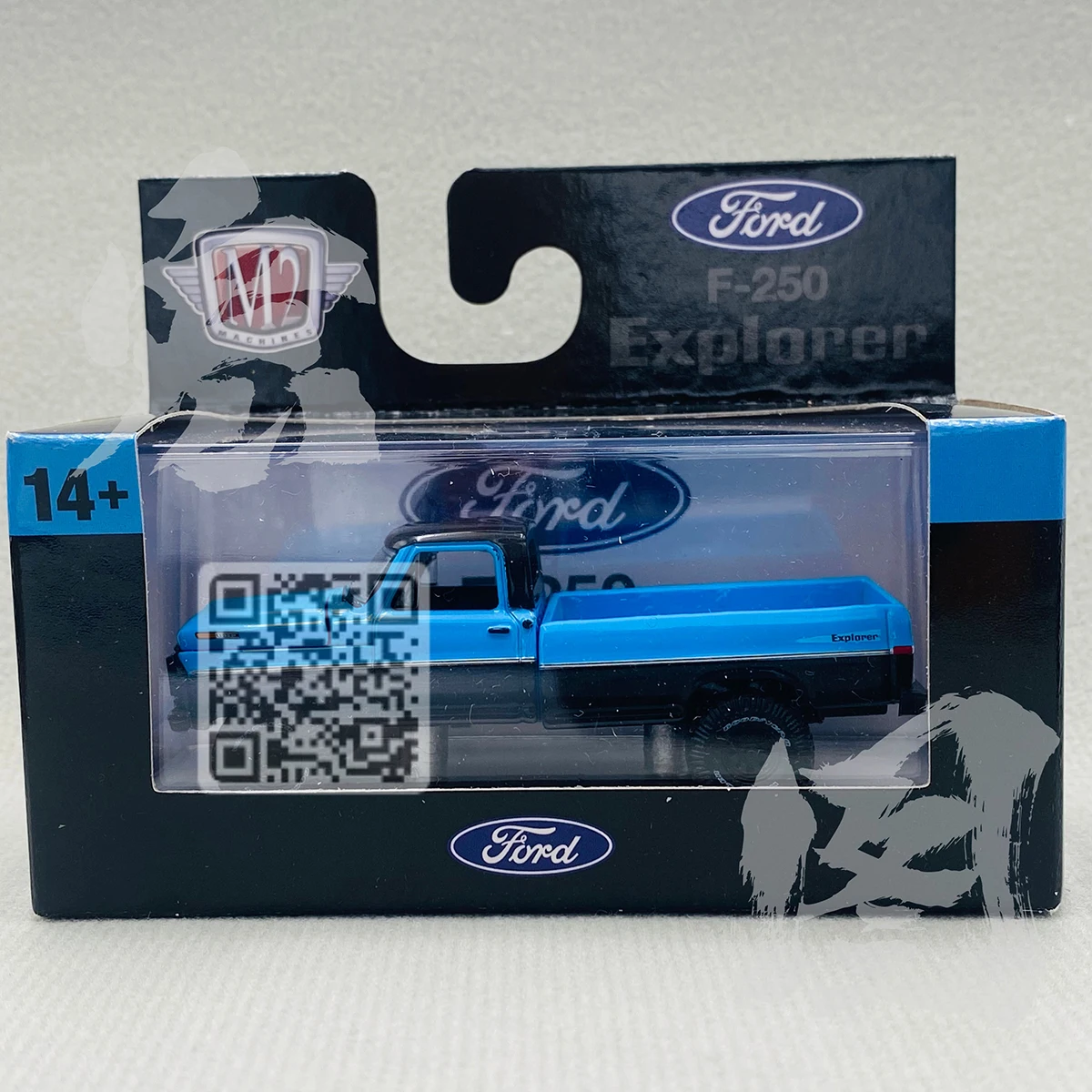 Vintage Blue 1972 Ford F-250 Explorer Diecast Model 7 Vintage Blue 1972 Ford F-250 Explorer Diecast Model - Image 7