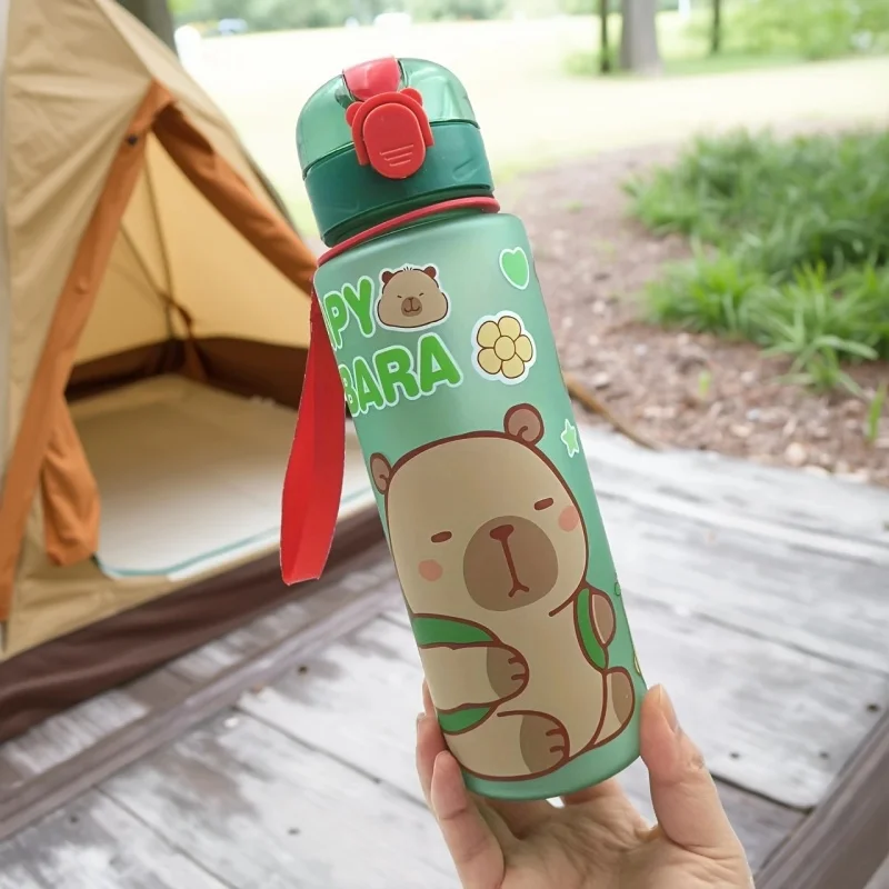 Colorful Cartoon Capybara Water Bottle 750ml 10 Colorful Cartoon Capybara Water Bottle 750ml - Image 10