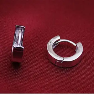 Sterling Silver Round Hoop Earrings 11 S1c4eab8ace0141f9bfecb127628b867cp