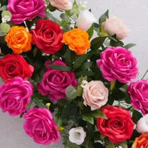 Artificial Rose Floral Row for Decor 13 S1c5c4f8b54b84529a56fc3804877a7fcZ