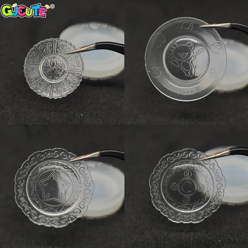 Miniature Dollhouse Dish Silicone Mold in Four Designs 1 Miniature Dollhouse Dish Silicone Mold in Four Designs