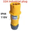 Heavy-Duty 32A 110V Industrial Power Plug Set
