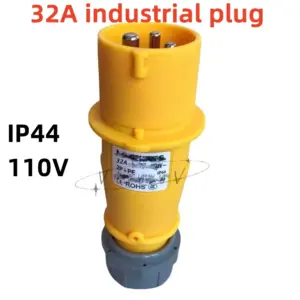 Heavy-Duty 32A 110V Industrial Power Plug Set