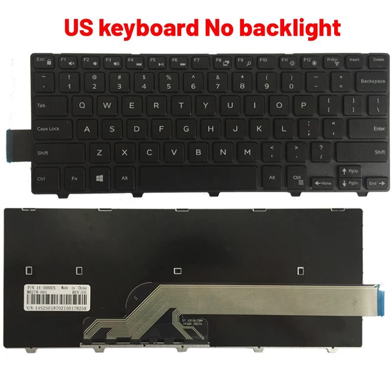 Dell Inspiron 14 3000 Series Replacement Keyboard 2 Dell Inspiron 14 3000 Series Replacement Keyboard - Image 2