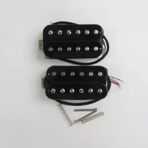 Black Humbucker Pickup Set for Electric Guitars 6 S1cb23274b9b24114bc3569635900ab7dN