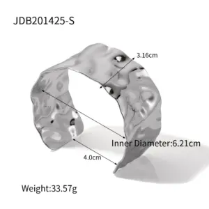 Gold Stainless Steel Cuff Bracelet 15 S1cbea4c3ed8f4ab4a3d3a430165382f3o