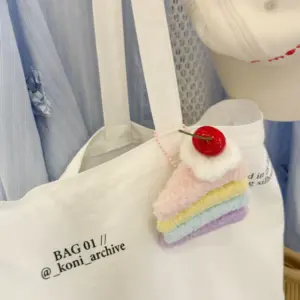 Plush Hamburger Keychain for Bags 15 S1cbf2c06f81e48659b2022a7f17d662fo