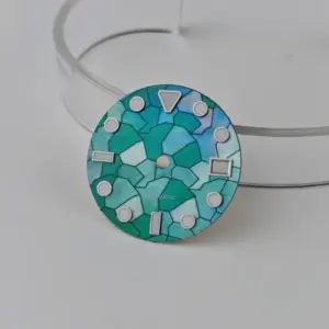 28.5mm Mosaic Watch Dial for NH35/NH36 Movements 12 S1cce906ab6d14bf28b307343321f01e6H