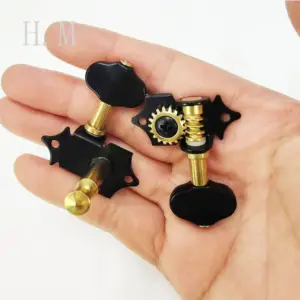 Elegant Black and Gold Ukulele Tuning Pegs Set 12 S1ccee53d19494f1187674dd908b628a9G