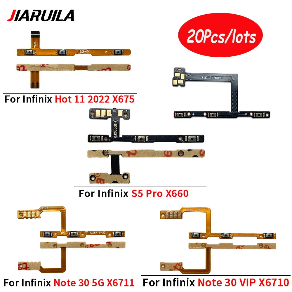 Infinix Replacement Switch Button Set for Hot & Note Series 2 Infinix Replacement Switch Button Set for Hot & Note Series - Image 2