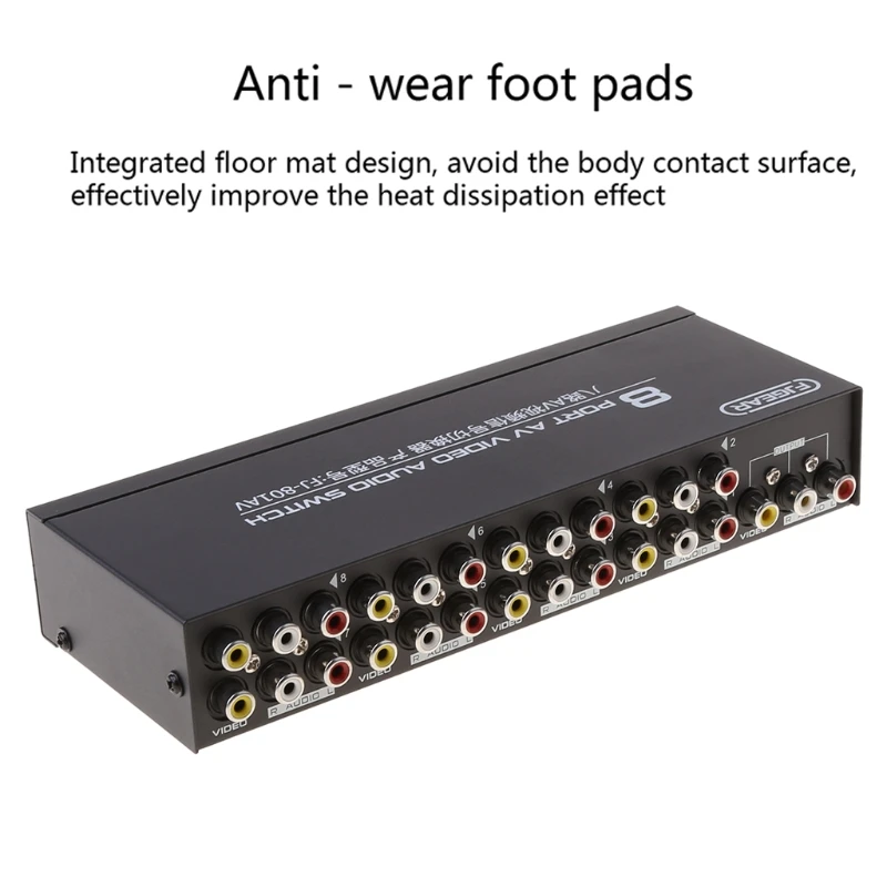 8-Way RCA AV Switcher for Home Theater 5 8-Way RCA AV Switcher for Home Theater - Image 5