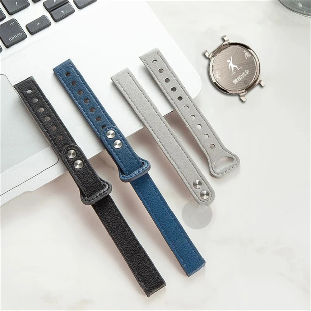 14mm Leather Watch Strap for Garmin Lily 2 5 14mm Leather Watch Strap for Garmin Lily 2 - Image 5