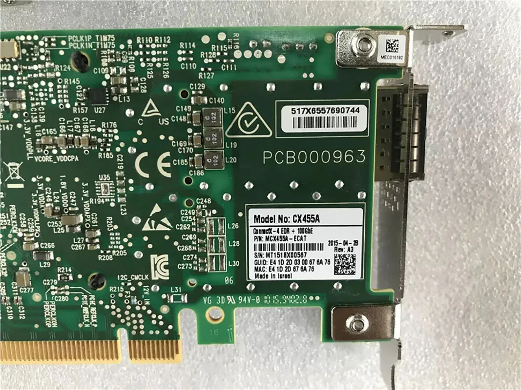 Mellanox ConnectX-4 NIC 100GbE PCIe Card 3 Mellanox ConnectX-4 NIC 100GbE PCIe Card - Image 3