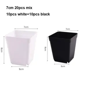 Nursery Plant Pots Set (20 pcs, 2 Sizes) 17 S1cf37d7015484854b4d46b3a020d87feN