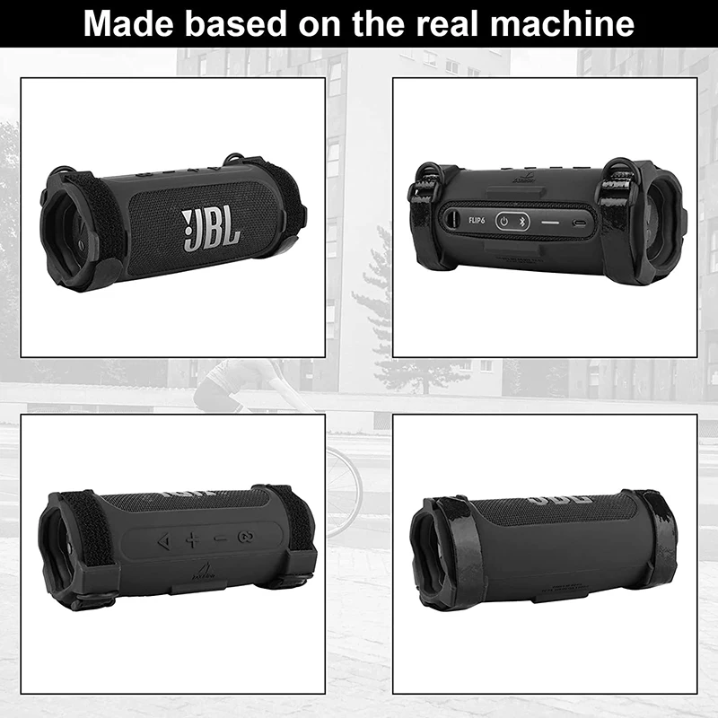 Silicone Protective Cover for JBL Flip 6 Speaker 5 Silicone Protective Cover for JBL Flip 6 Speaker - Image 5