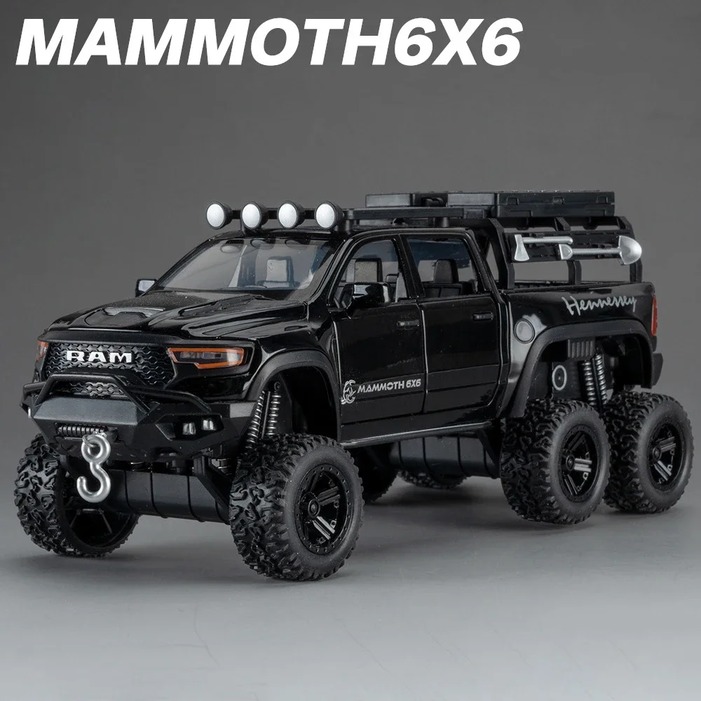Red Dodge RAM 1500 TRX 6x6 Diecast Model 7 Red Dodge RAM 1500 TRX 6x6 Diecast Model - Image 7
