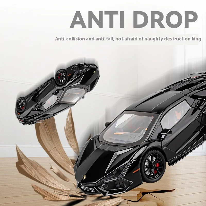 Red Lamborghini Revuelto Diecast Model 1:24 Scale 4 Red Lamborghini Revuelto Diecast Model 1:24 Scale - Image 4