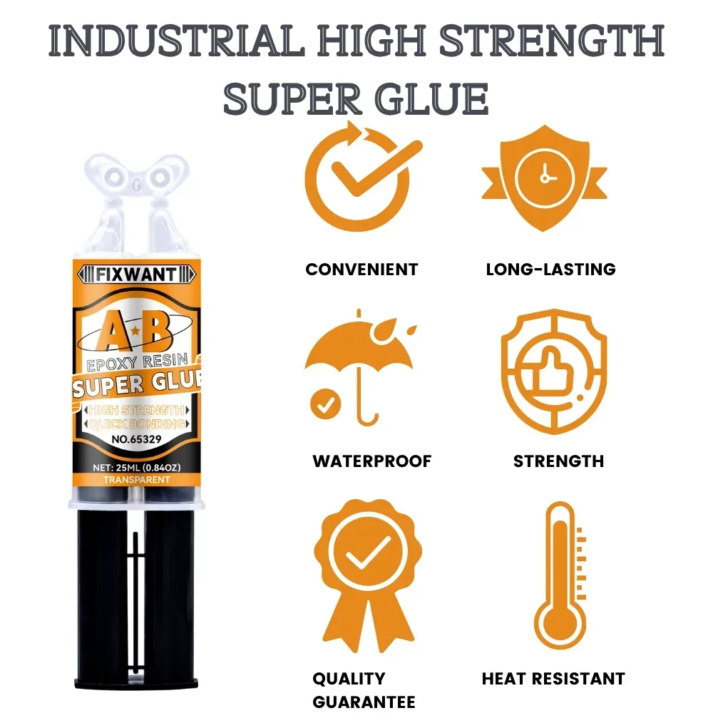 High-Temp AB Epoxy Resin Super Glue 6ml/25ml 4 High-Temp AB Epoxy Resin Super Glue 6ml/25ml - Image 4