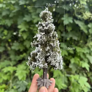 Miniature Snow-Covered Wire Cedar Tree Set 11 S1d291dfa09de4809be26aa7d2aca0435B