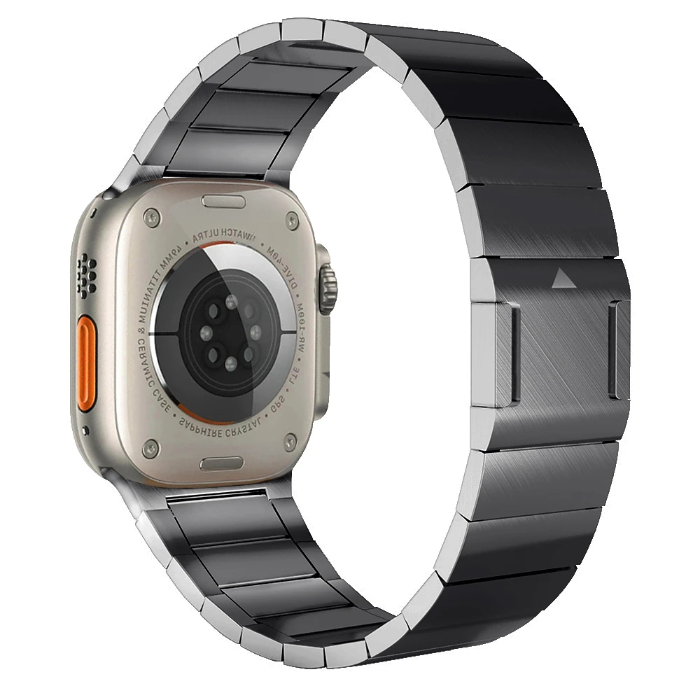 Stainless Steel Link Bracelet for Apple Watch 8 Stainless Steel Link Bracelet for Apple Watch - Image 8