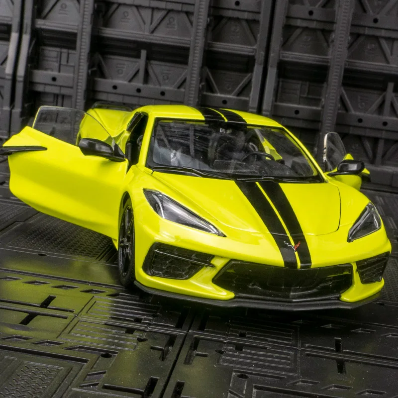 Maisto 1:24 Corvette Stingray Coupe C8 Model 6 Maisto 1:24 Corvette Stingray Coupe C8 Model - Image 6
